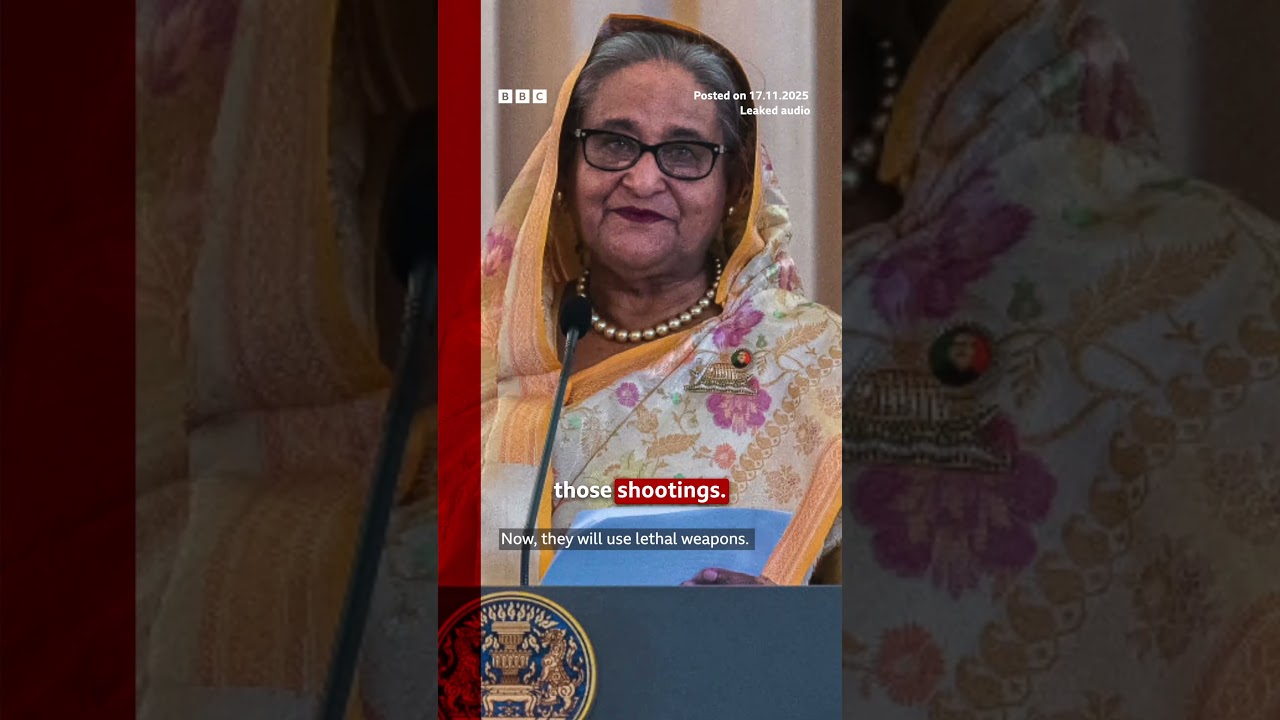 Why was Sheikh Hasina sentenced to death? #SheikHasina #Bangladesh #BBCNews