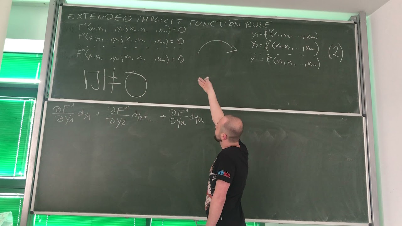 27. IEA: Extended implicit function theorem and rule