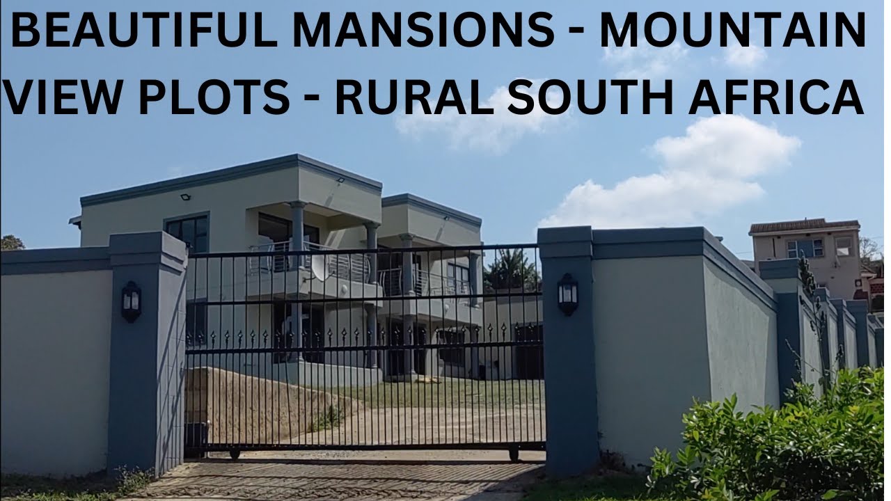 Beautiful mansions | mountain view plots available | Rural South Africa