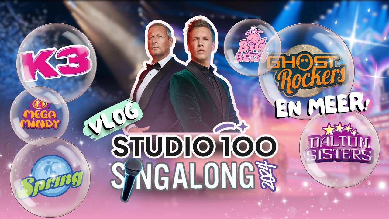 STUDIO100 SING ALONG 2024 MET GHOSTROCKERS, K3, DALTON SISTERS EN MEGA TOBY?! | VLOG ✨