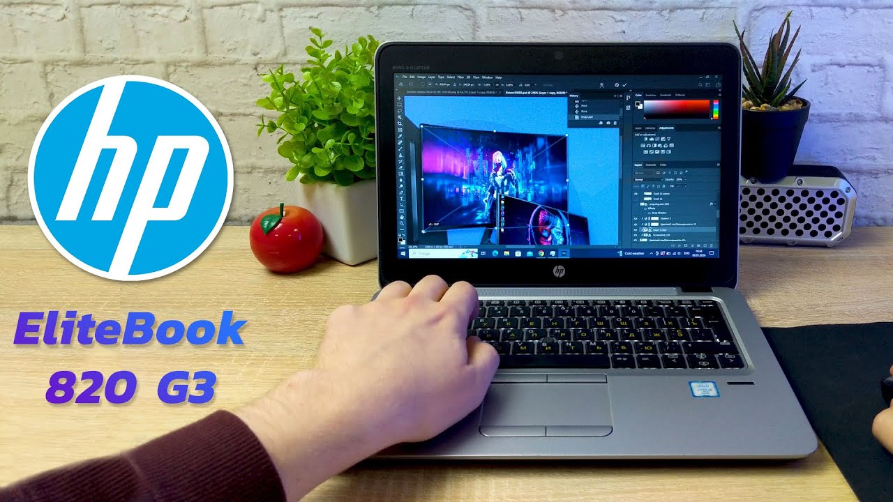 Обзор 💻 HP EliteBook 820 G3 - компактный офисный ноутбук для работы и повседневных задач