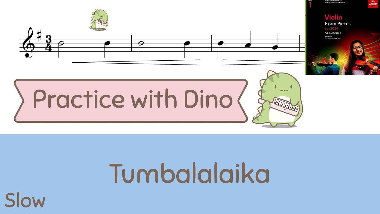 (Slow) Tumbalalaika ABRSM 2024 Violin grade 1 (B3)