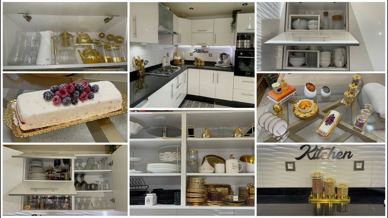 روتين مميز👌تنظيم وترتيب المطبخ👍شكل مطبخي الجديد🔝الجديد فمواد التنظيف👌كلاص للمناسبات هماوي🤤