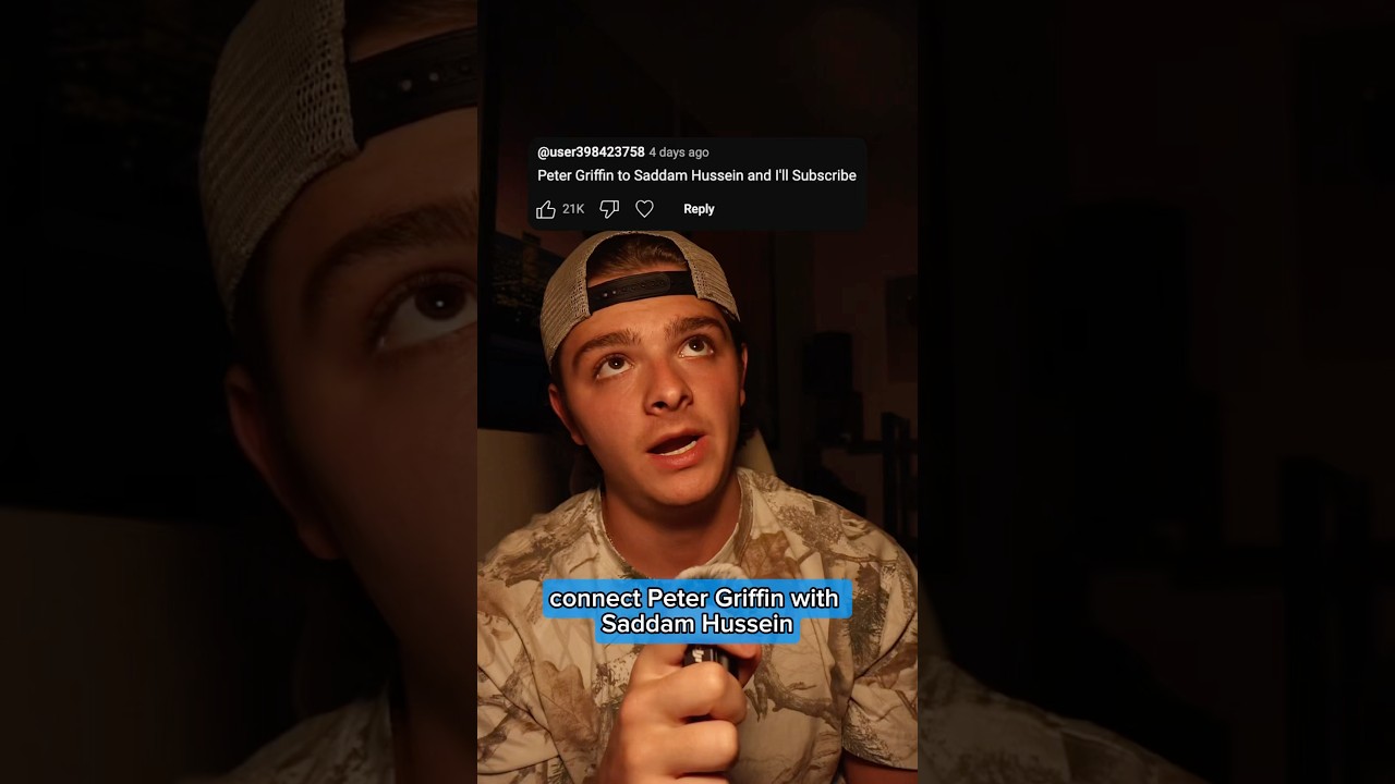 Connecting Peter Griffin to Saddam Hussein 😭