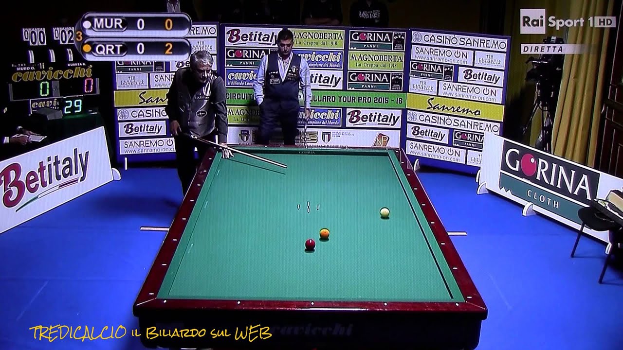 QUARTA vs MURO - FINALE 2^ PROVA BILIARDO BTP PRO 2015/16 SANREMO