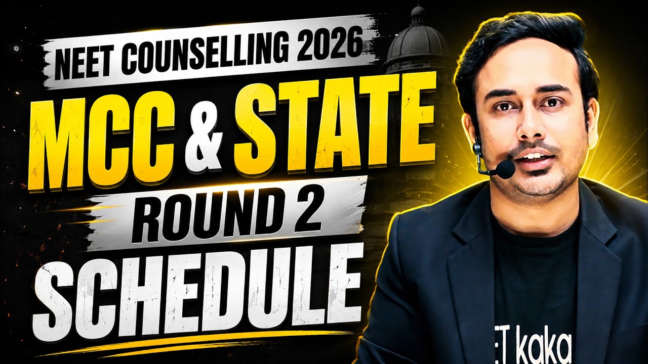 MCC & States Round 2 Schedule | NEET Counselling 2026 #reneet2026 #mbbs #bds