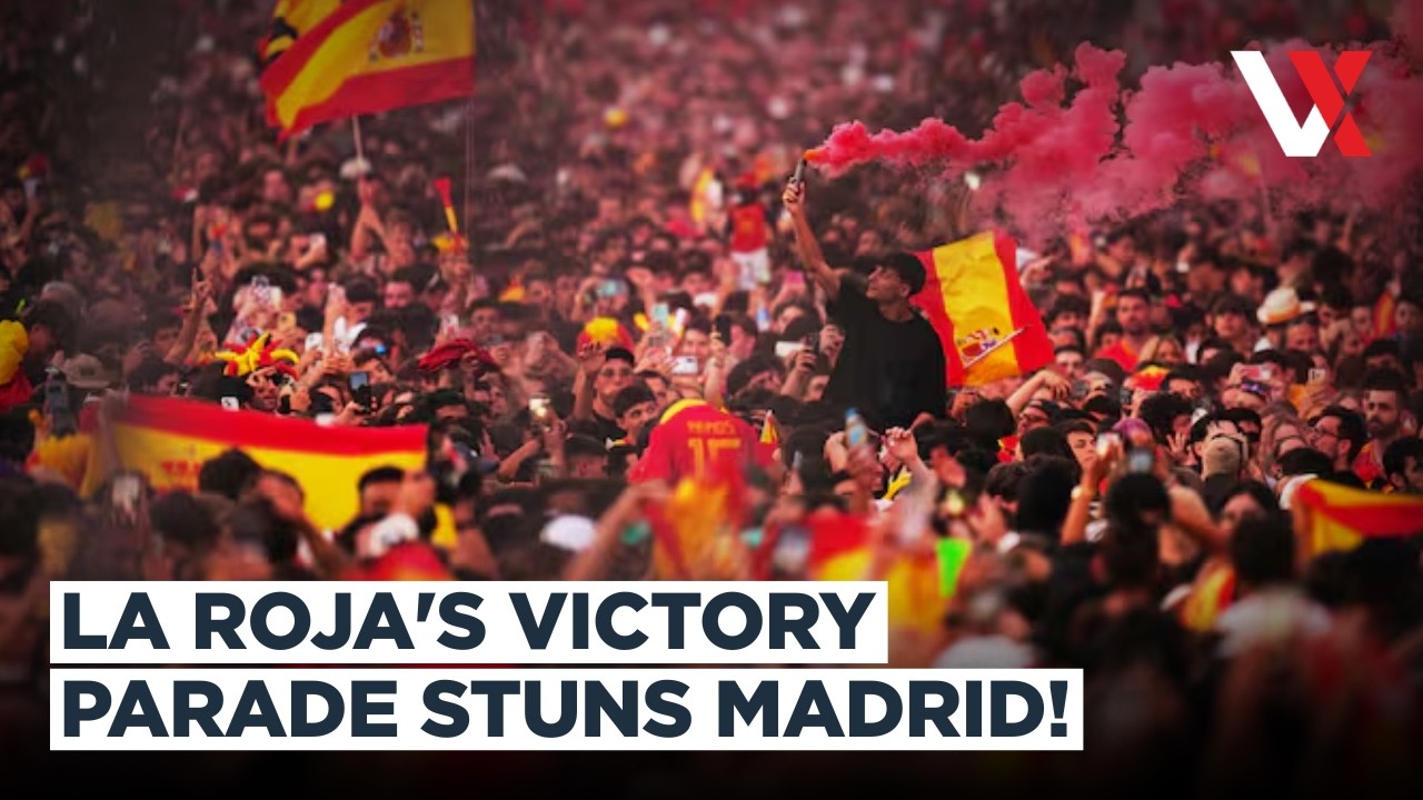 Lamine Yamal, Rodri Lead Spain's World Cup Victory Parade Before Huge Madrid Crowds | VERTEX