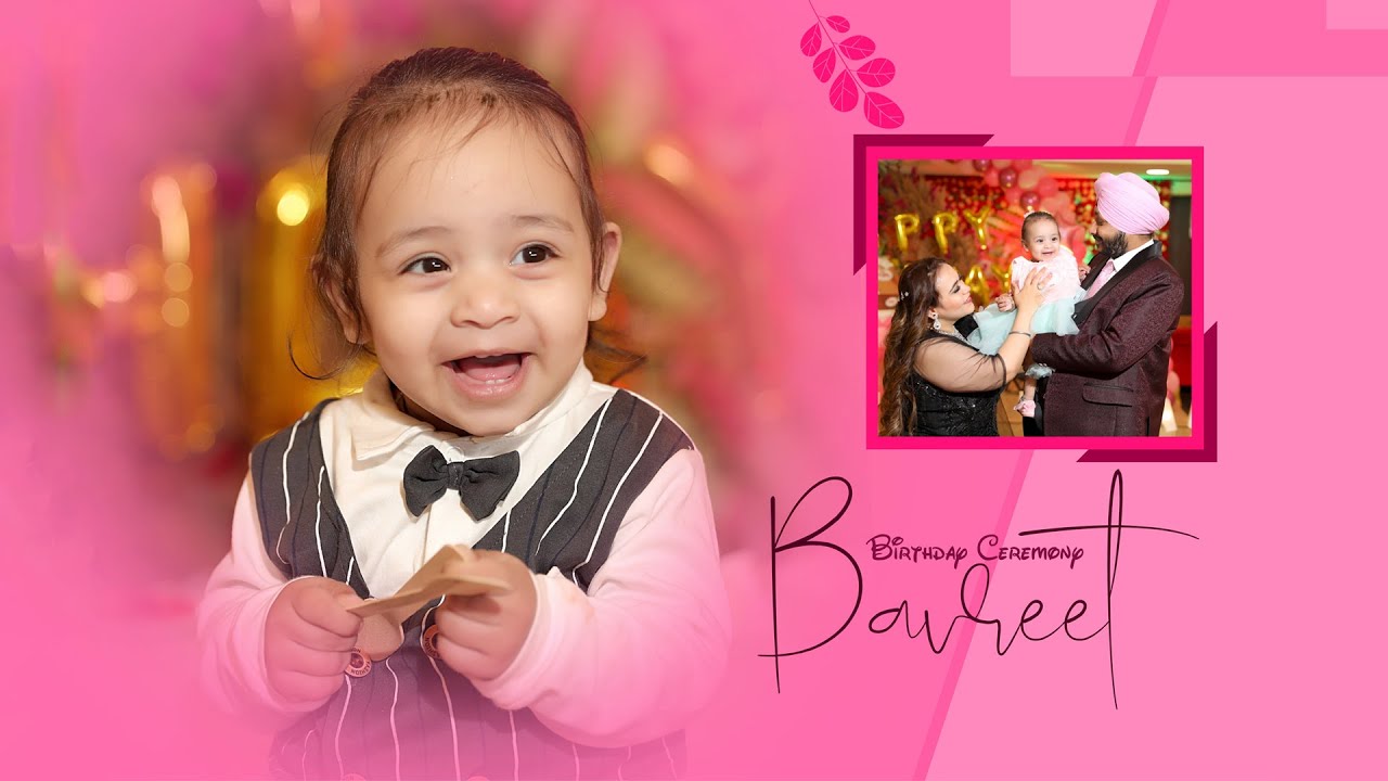 BAVREET || 4K 1st BIRTHDAY HIGHLIGHT 2024 || BY WEDDING POINT PHOTOGRAPHY TEAM