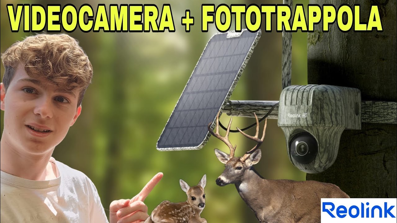 La Prima FOTOTRAPPOLA-VIDEOCAMERA 4G, Test & Montaggio Reolink Go Ranger 4k