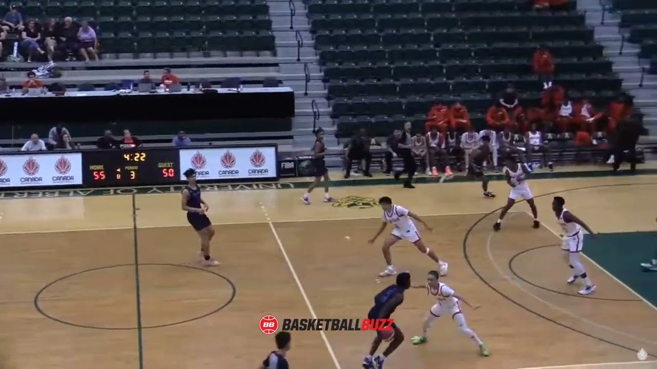 Team Quebec rising guard Promis Nlandu 27 pts vs. Team Ontario @ 2022 Canadian U15 championships