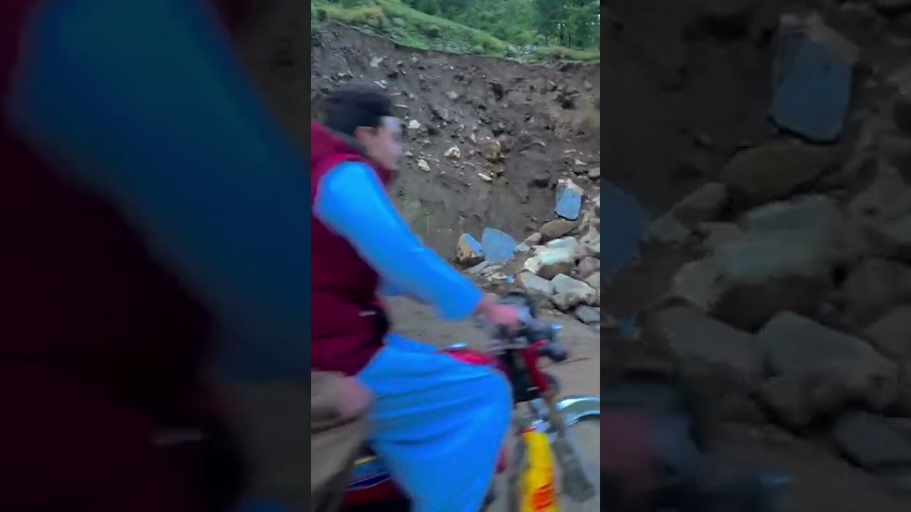 Land sliding in swat