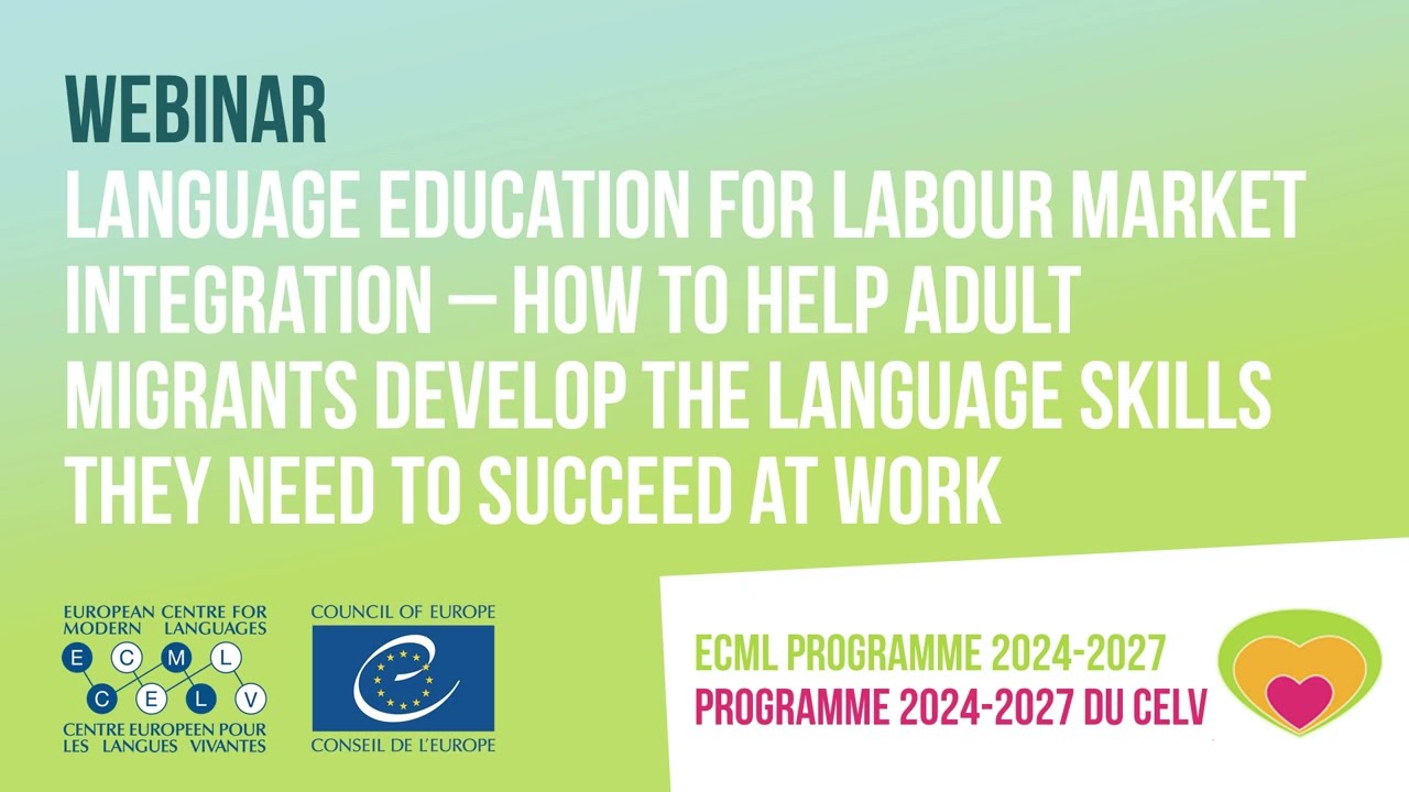 Webinar: Language education for labour market integration