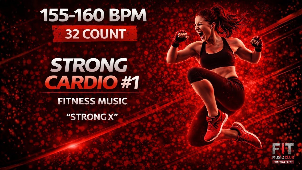 Workout Music 155 à 160 BPM | Fitness & Gym Mix for Training - 15 min