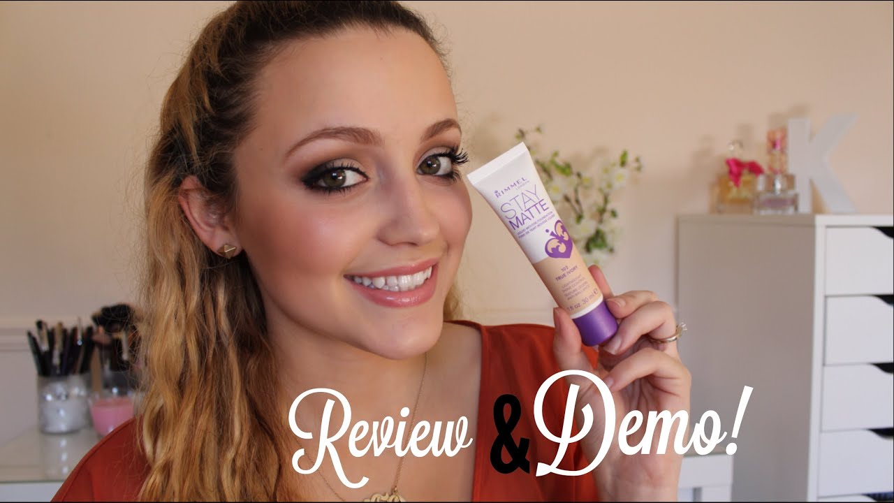 Review & Demo- Rimmel Stay Matte Foundation