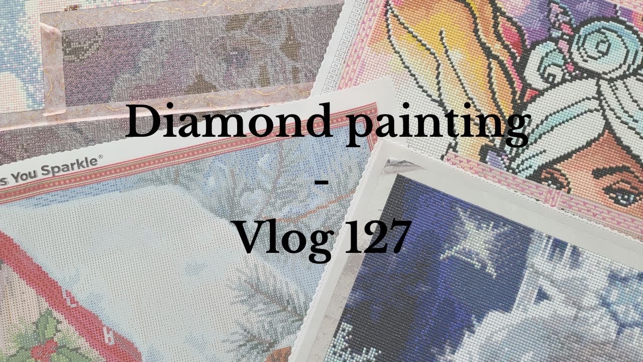Vlog 127: diamond painting et réponses au tag des abonnés de @GreenAngel917