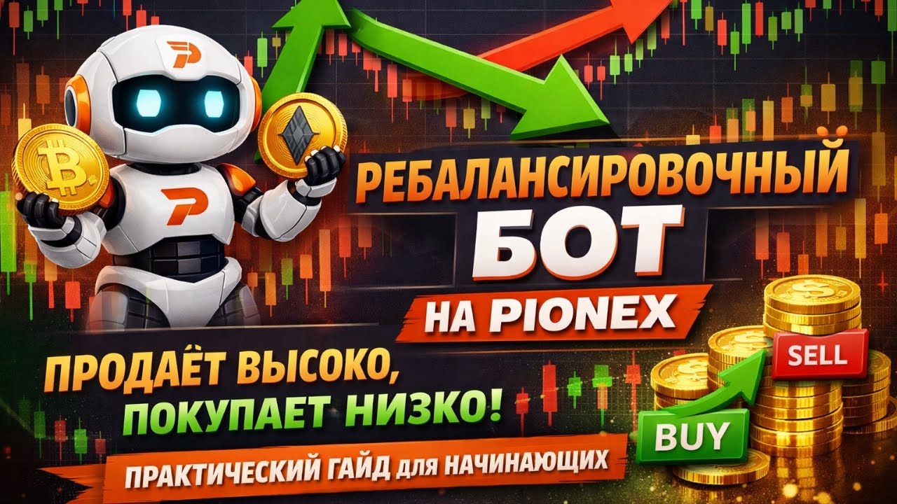 Автопилот для криптопортфеля Rebalancing Grid bot (ребалансировочный бот) Pionex разбор + настройка