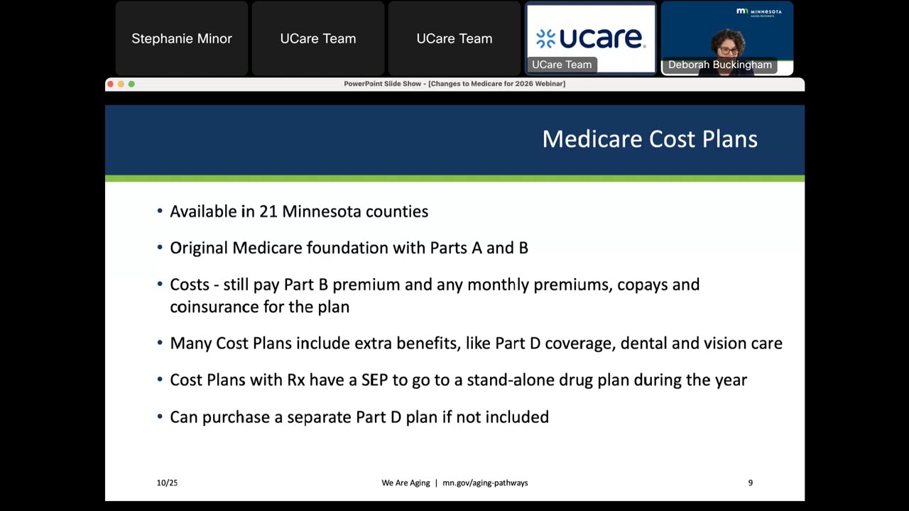 Webinar: Medicare Changes for 2026