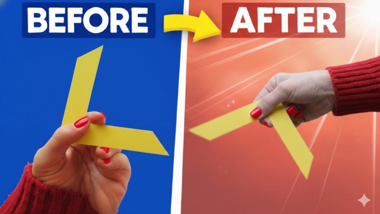 How to Make an Origami Boomerang (Easy & Fun!) | This Origami Boomerang Actually Works! 😱