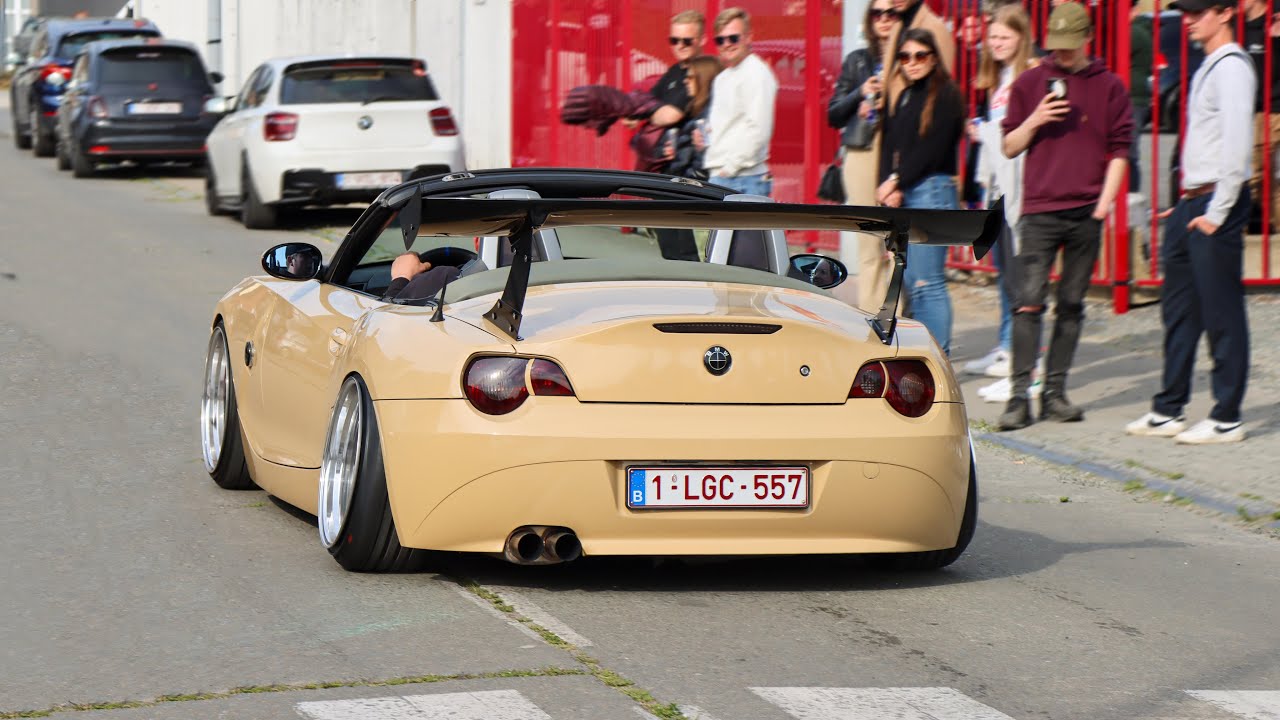 Tuner cars leaving a Carshow | Drive & Shine 2022