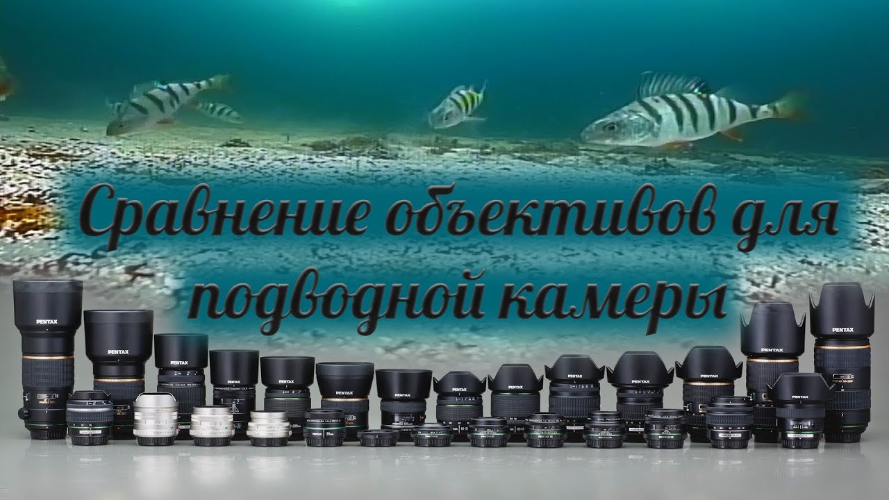 Сравнение объективов для сборки камеры для рыбалки.