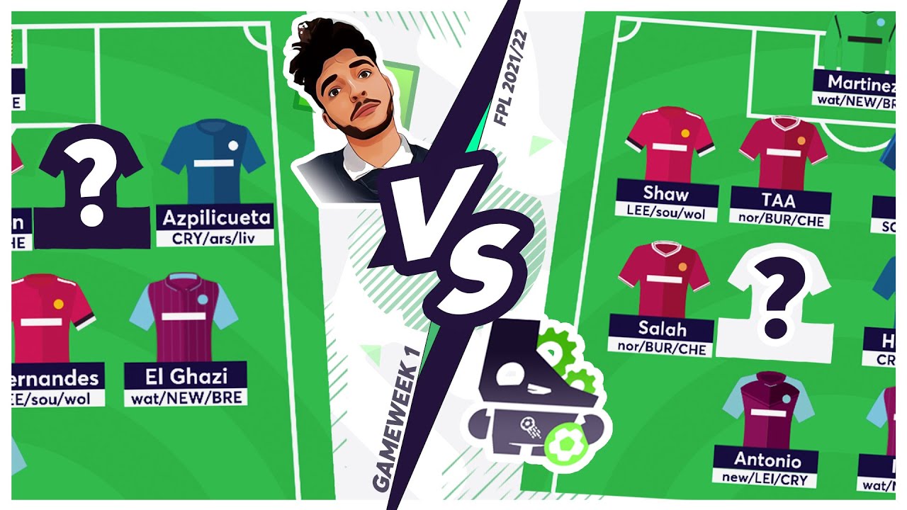 FPL 2021/22 | DREAM TEAM SELECTION REVEAL (GW1) | EDDIE vs THE ALGORITHM