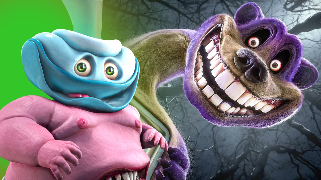 Binky реагирует на Bearfriender &mdash; Dark Pals в реальной жизни 4