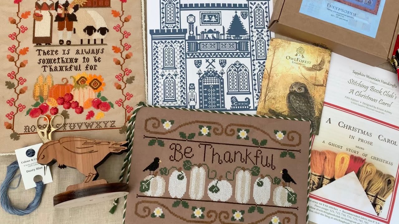 Flosstube 137 - October/Nov Stitching & Garon Stitchery Tour 