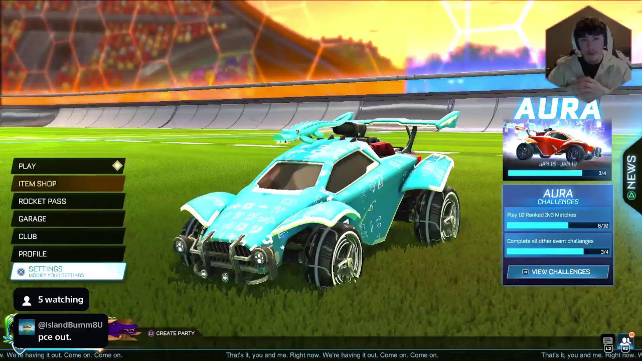 Rocket League - Competitive Grind Road To Diamond 3!!!
