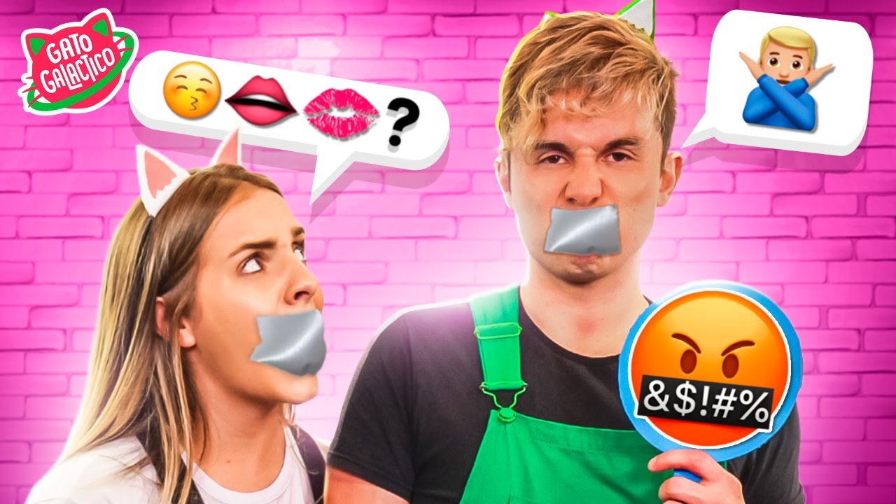 24 HORAS FALANDO APENAS COM EMOJI !!! | Gato Galactico