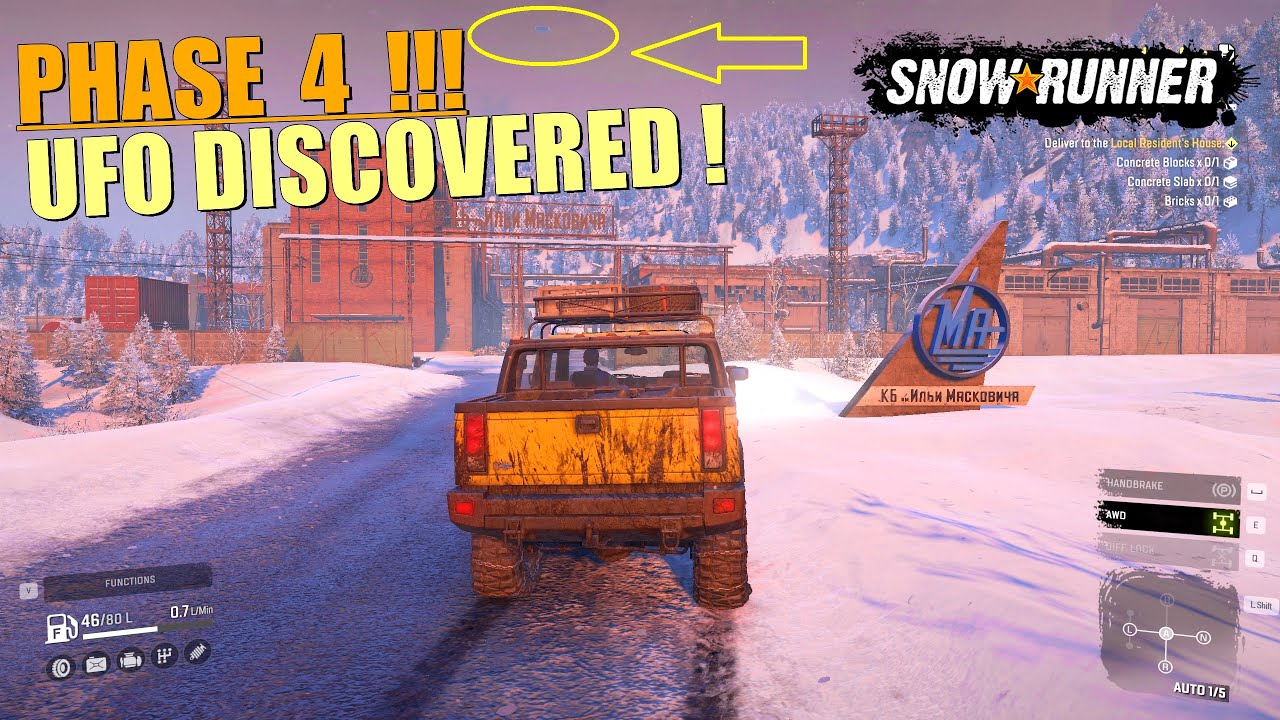 SnowRunner | NEW PHASE 4 | AMUR (Urska River) - UFO DISCOVERED !!! 2K gameplay
