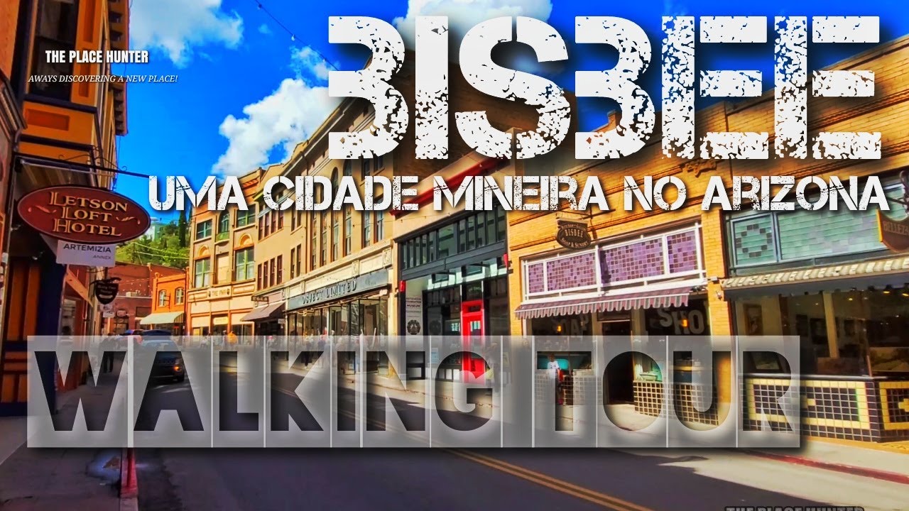 4K - Walking Tour in a mining town in Arizona.