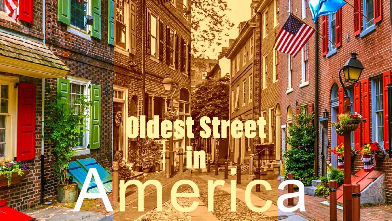 Elfreth's Alley Oldest Street in America Circa 1706