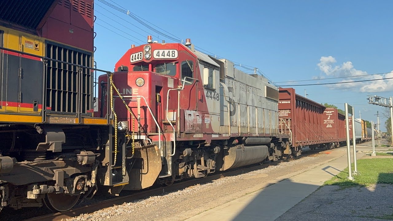 SOO LINE GP38!!! Tons of insane CPKC action at Columbus, WI with CP 7016! and three ACUs!