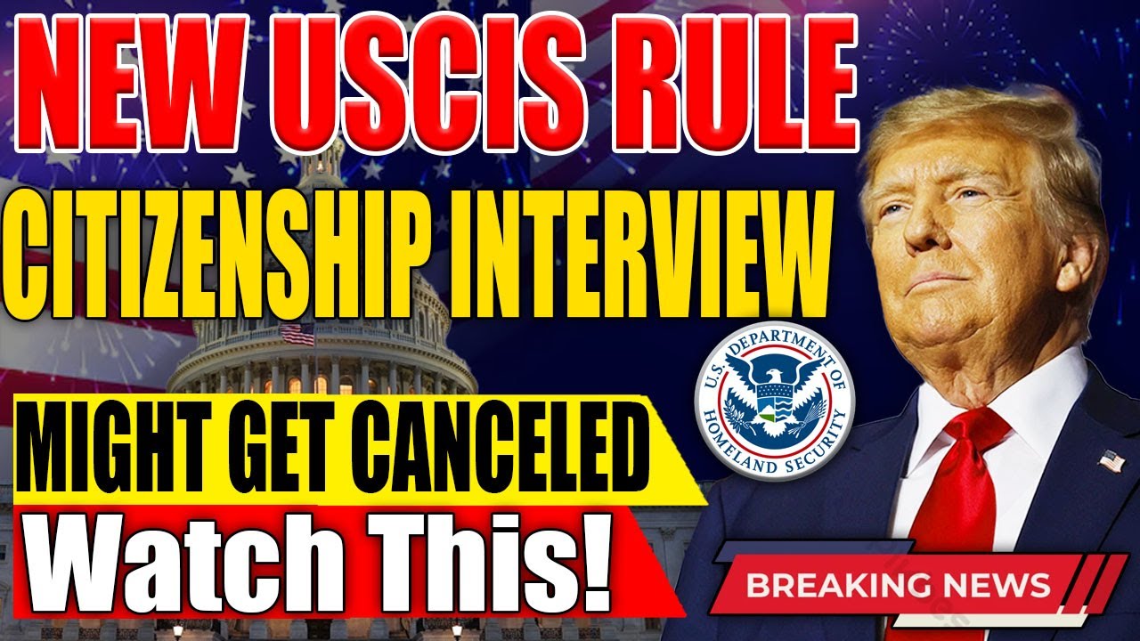 New USCIS Policy 2025  Your Citizenship Interview Could Be CANCELED | Oath Ceremony Delays Explained