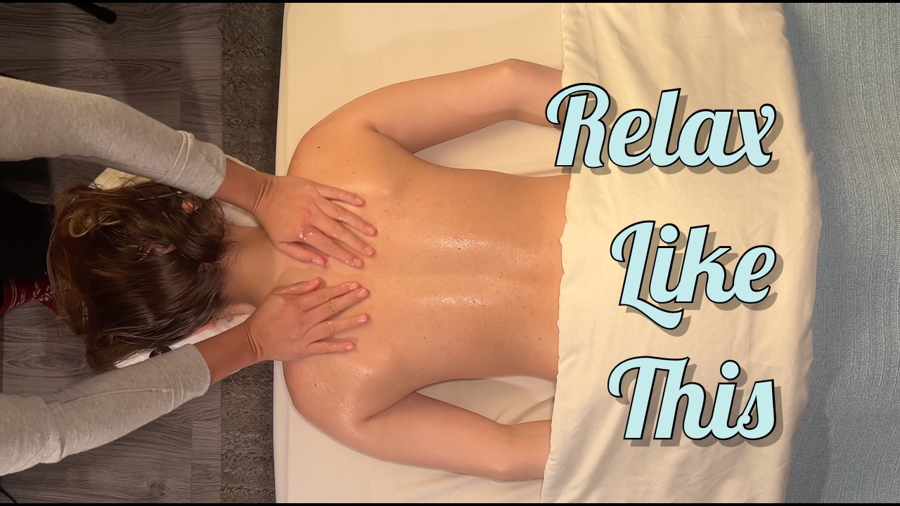 Finals Recovery: ASMR Swedish Back Massage 💤 (No Talking, Oil Sounds)