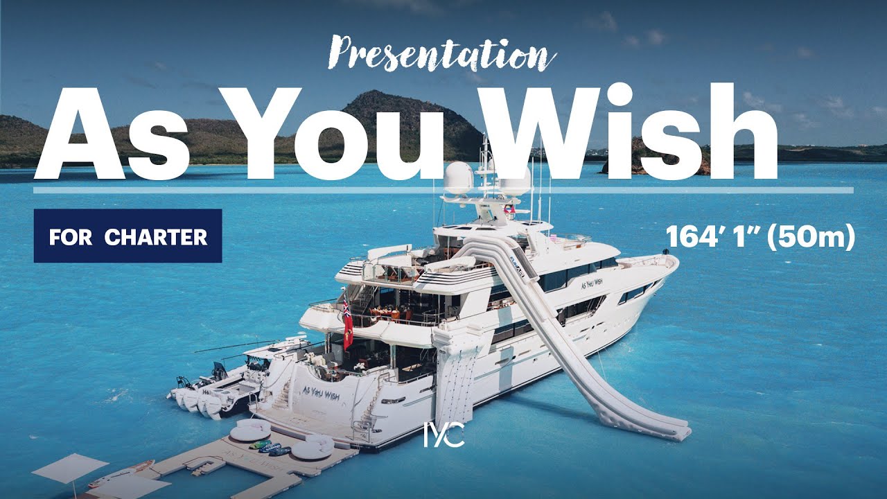 AS YOU WISH | Rejuvenate onboard this refitted 164'1 (50m) superyacht | For charter with IYC