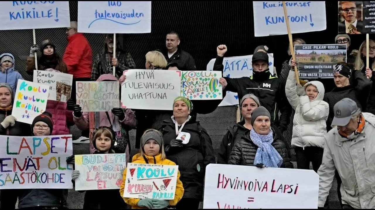 Lapset, ne Kouvolan hiljaiset säästökohteet: puheet