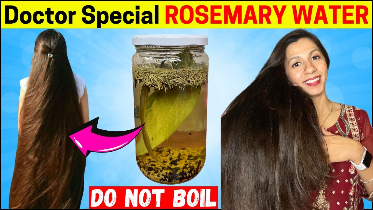 Rosemary Infused Water Kaise banaye | Dr Madiha Bhayani Rosemary Water without boiling for Hair