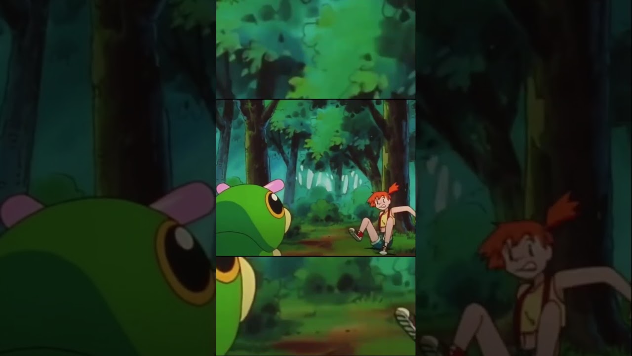 Misty Scared of a Caterpie | Pokemon #short #shorts #pokemon