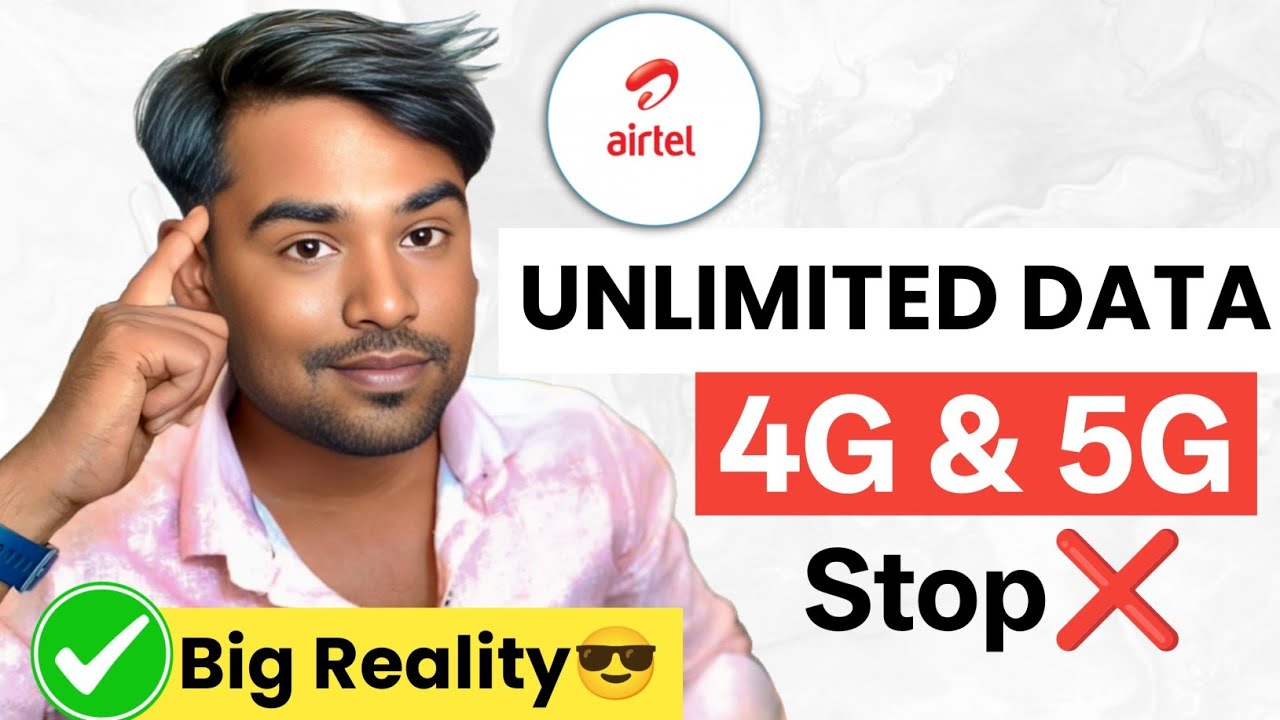 😱Airtel Unlimited 4G & 5G Data Plans (Explained Today) | Unlimited DATA For Airtel Users📲