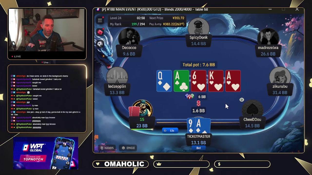 588 3 million gtd DAY 2.. and Championship MYSTERY MILLIONS!!  WPT ASIA SERIES