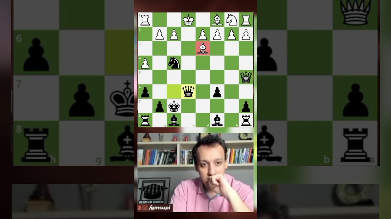 A mem&oacute;ria do GM Supi &eacute; impressionante #shortschess #chess