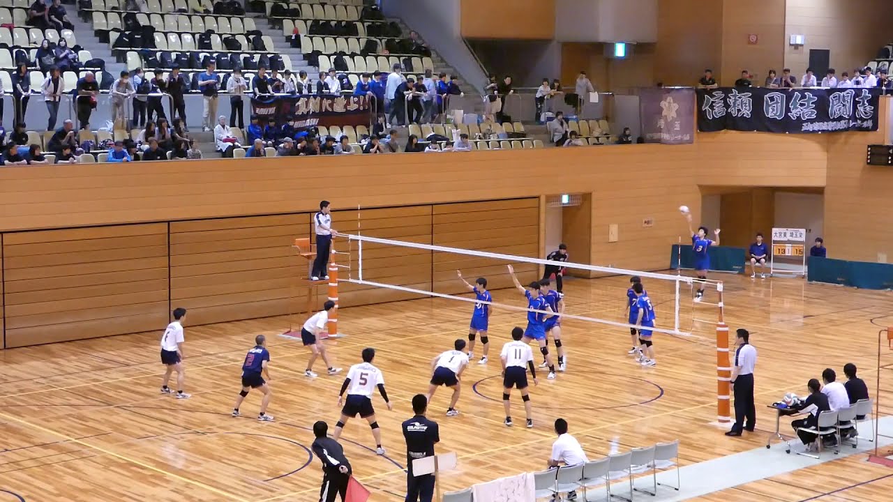 第1 埼玉栄 - 大宮東 [準々決勝]2019年5月11日(土)令和元年度関東高校バレーボール大会埼玉県予選会[男子]