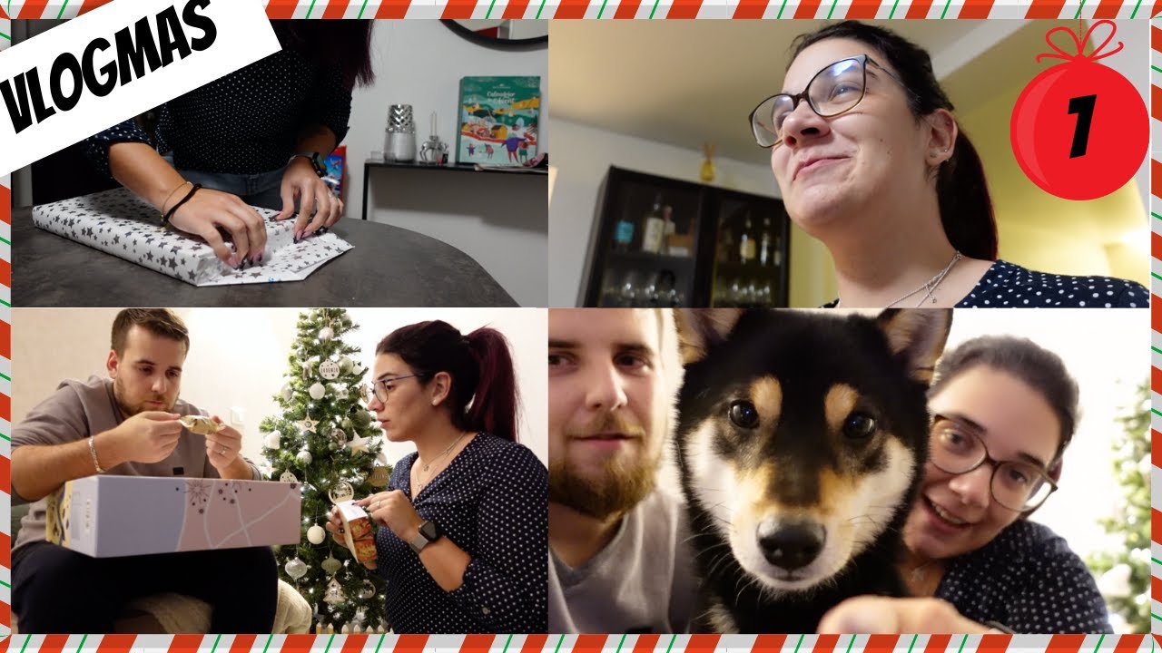 VLOGMAS 1 - On offre des calendriers de l'avent à nos parents