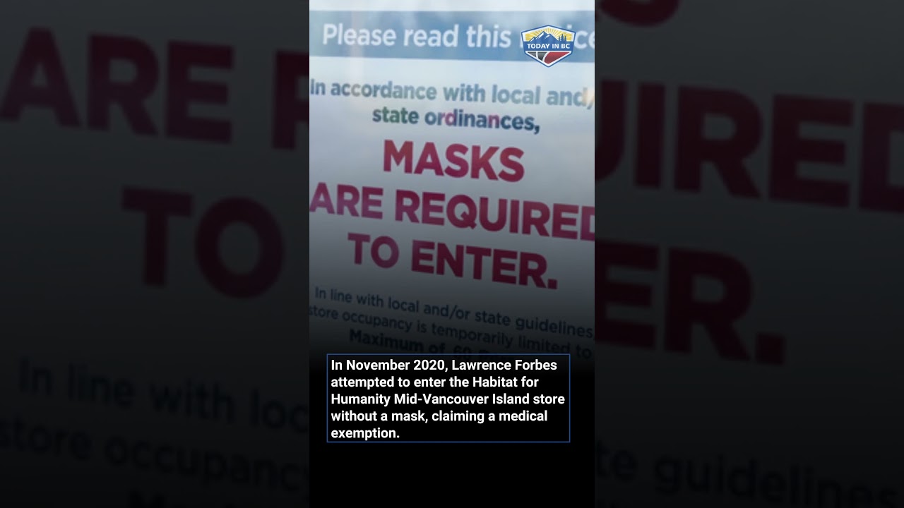 Nanaimo thrift store facing human rights complaint from maskless shopper #shorts