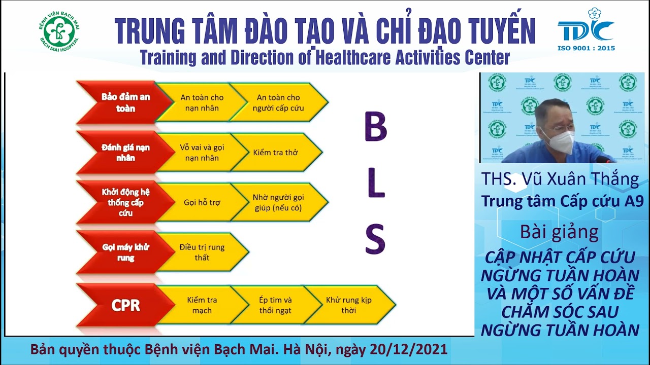 Cập nhật Cấp cứu ngừng tuần hoàn và một số vấn đề chăm sóc sau ngừng tuần hoàn