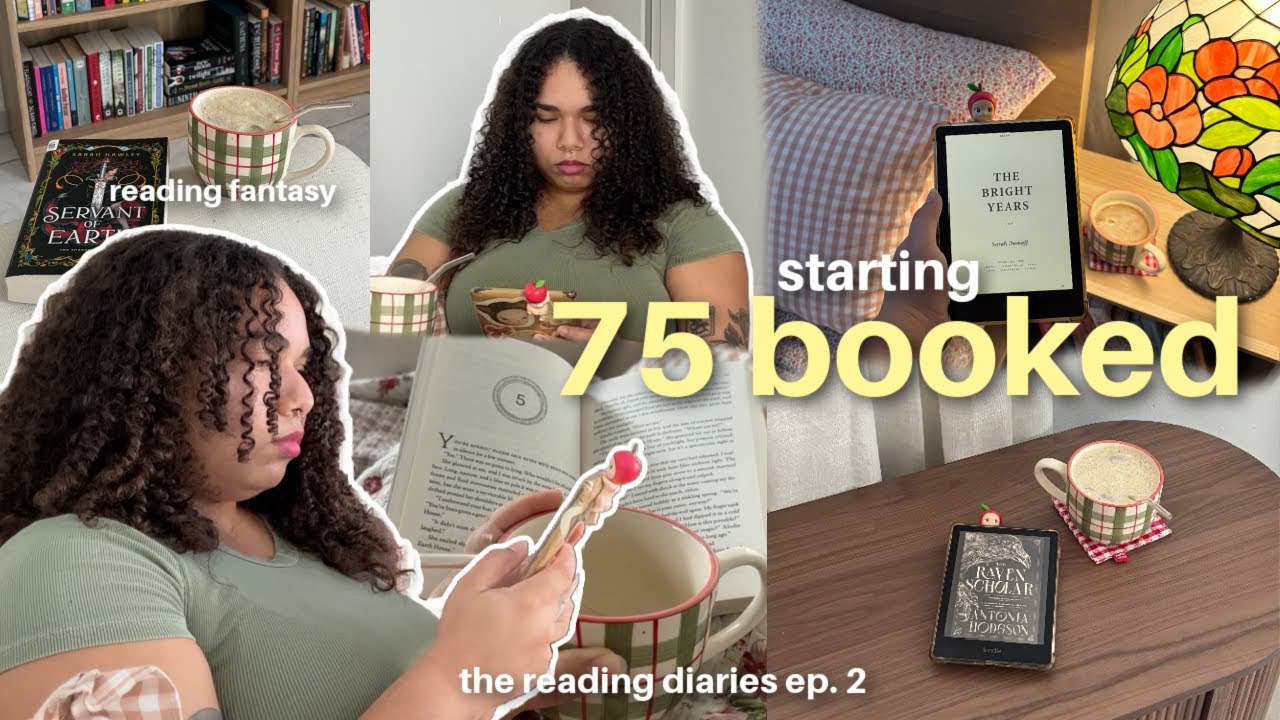 starting the 75 booked reading challenge 📖📚 chatty reading vlog