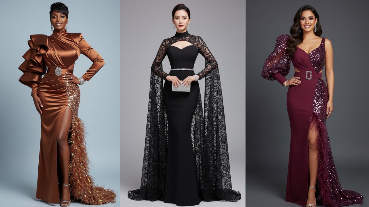 Elegant Dinner Dresses | Stunning Evening Outfit Ideas 2025