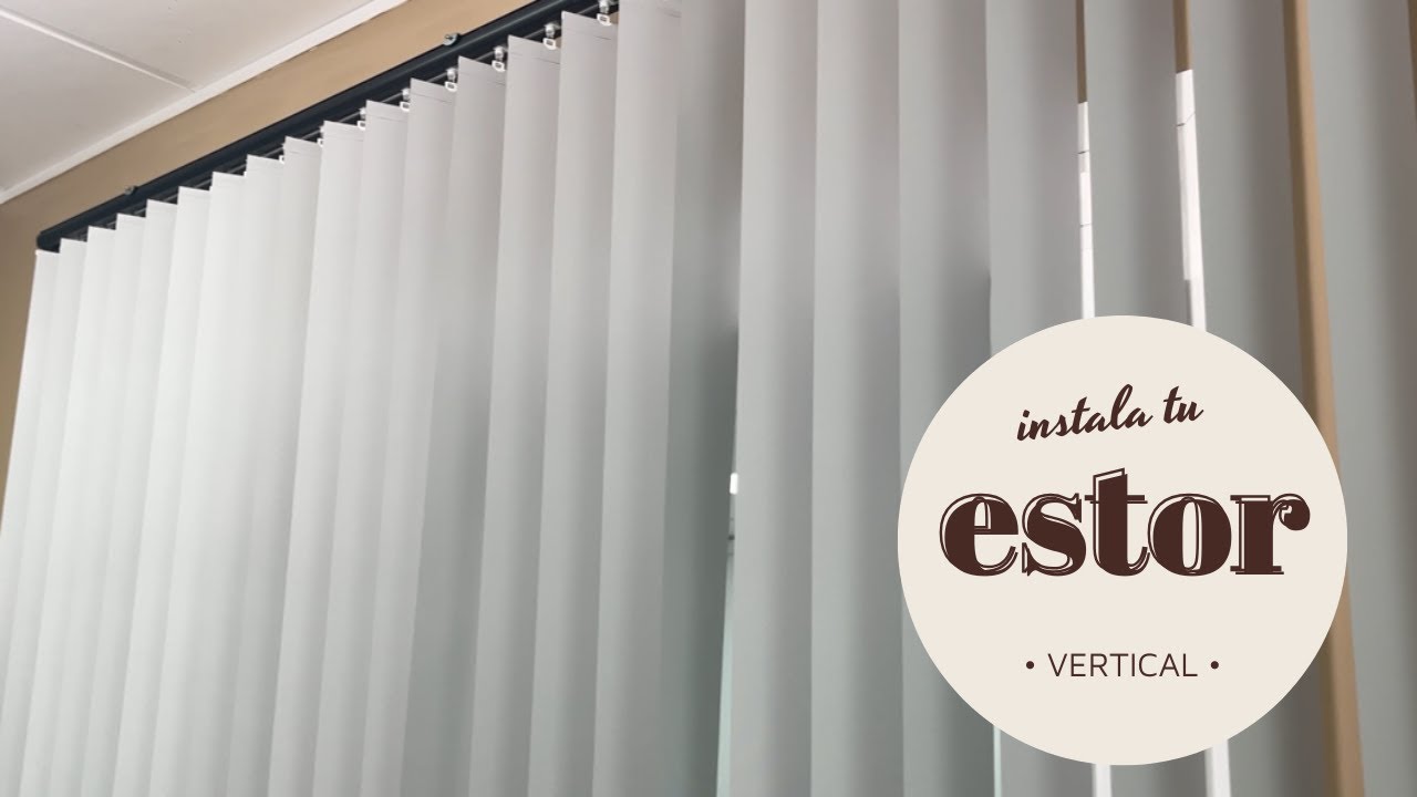 Cómo Instalar un Estor Vertical 🛠️