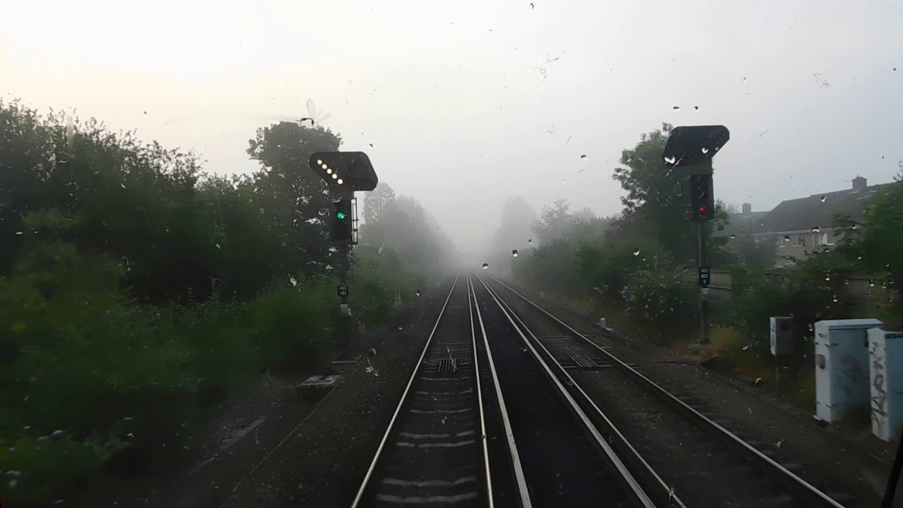 ( Cab Ride 26 ) Tonbridge to Maidstone West, UK Diesel Freight Train Ride...